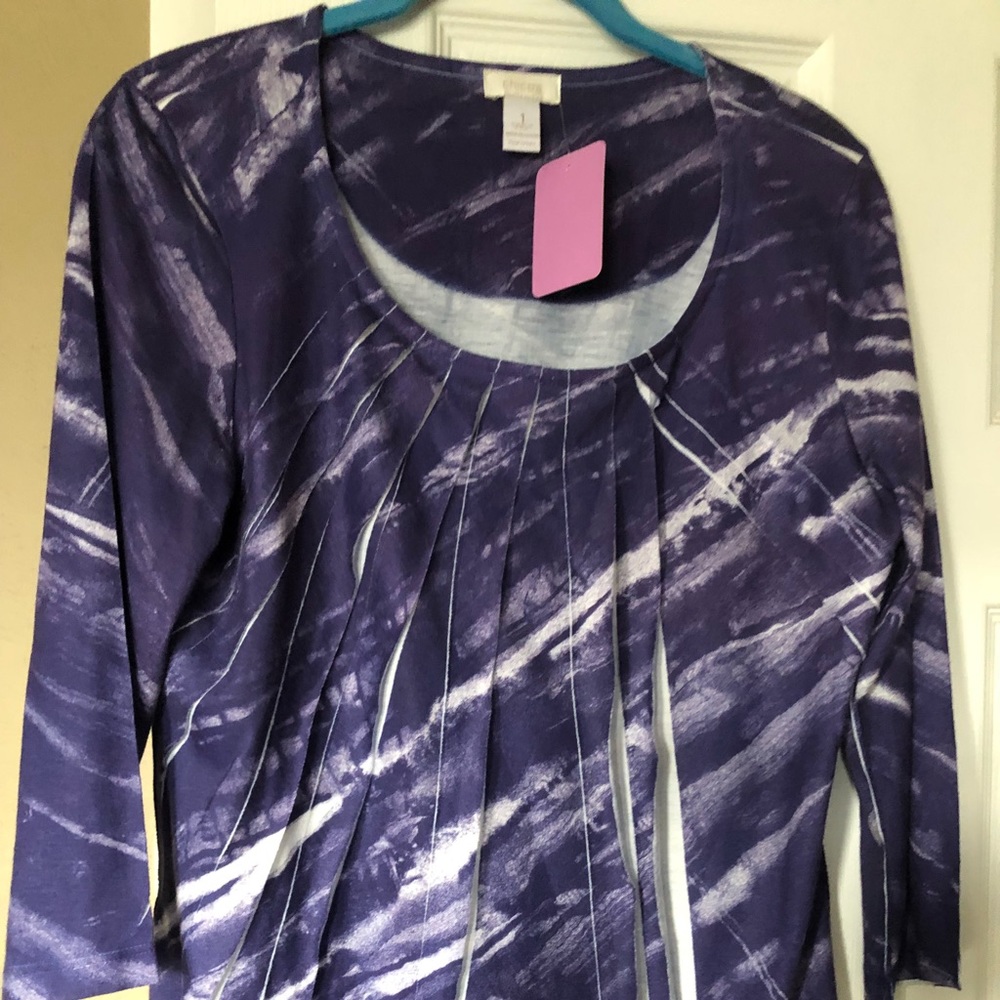 Purple tie dye like Chico’s top